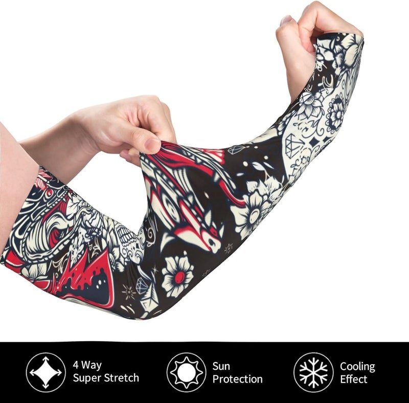 ANSGSD Gardening Sleeves For Women Men, Farm Sun Protection Thorn Proof Cooling Arm Sleeves Cover Arms For Garden Sports - Image 3